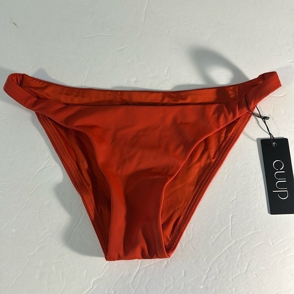 NWT CUUP Swim The Bikini Bottom Sz 1/ XS Lava - Picture 3 of 7